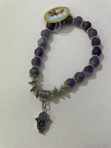 Stretch gemstone Religious Bracelets Stephanie Lewis