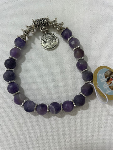Stretch gemstone Religious Bracelets Stephanie Lewis
