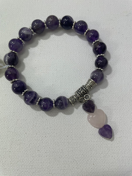 Stretch gemstone Religious Bracelets Stephanie Lewis