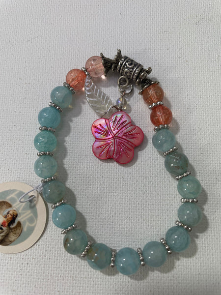 Stretch gemstone Religious Bracelets Stephanie Lewis