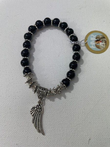 Stretch gemstone Religious Bracelets Stephanie Lewis