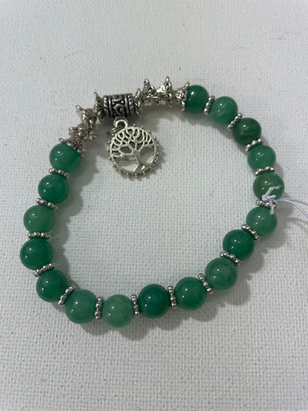 Stretch gemstone Religious Bracelets Stephanie Lewis