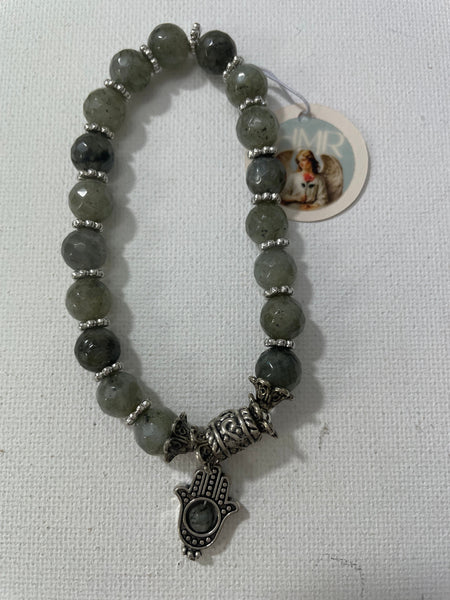 Stretch gemstone Religious Bracelets Stephanie Lewis