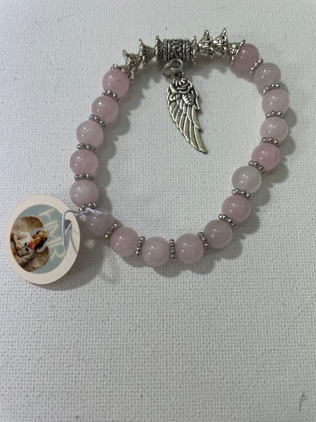 Stretch gemstone Religious Bracelets Stephanie Lewis