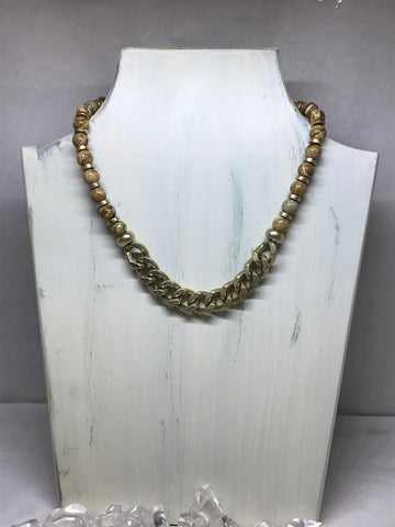 Jasper Stone Chain Necklace