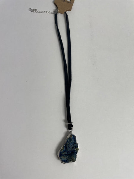 Designer Necklaces Stephanie Lewis-blue glitter