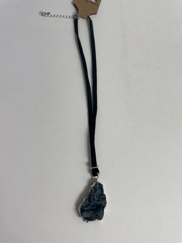 Designer Necklaces Stephanie Lewis-blue glitter