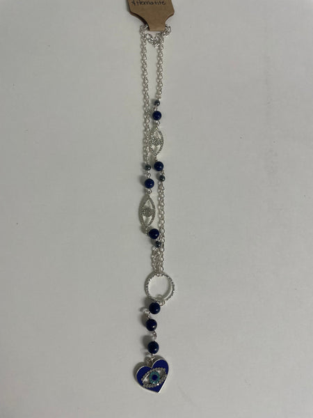 Designer Necklaces Stephanie Lewis-blue heart
