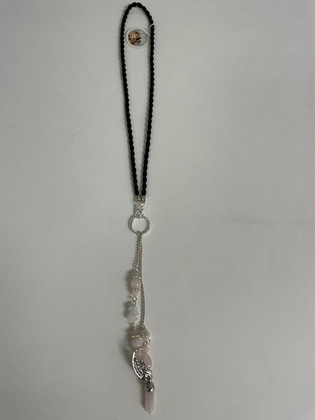 Pendulum Necklace Stephanie Lewis-pink