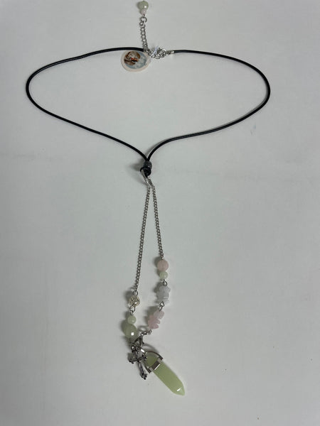 Pendulum Necklace Stephanie Lewis-green