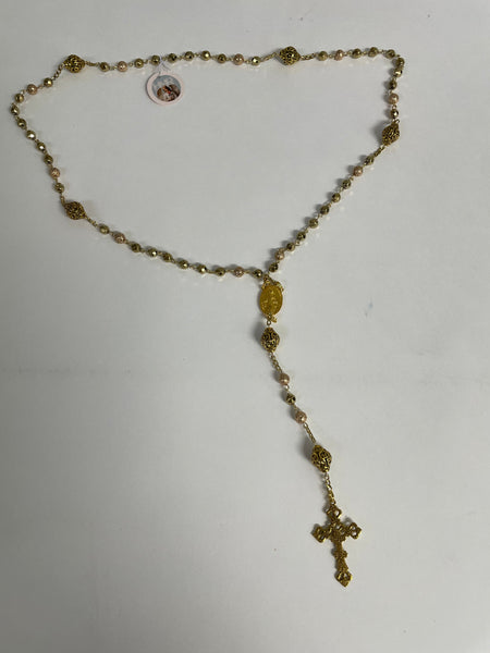 Rosary bead Necklace Stephanie Lewis