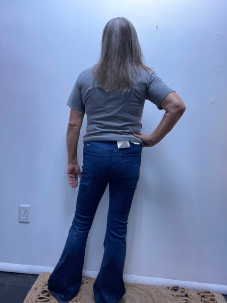 Kancan Blue High Rise Pull On Shirley Ollison