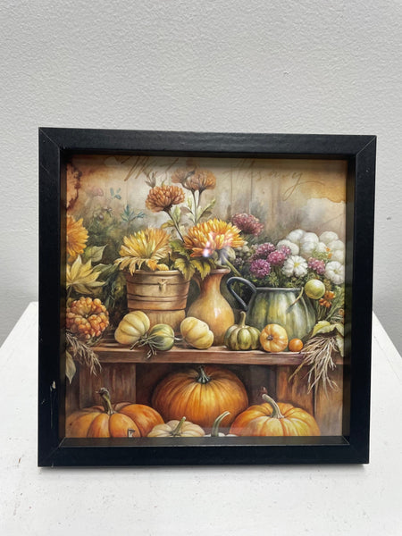 7 3/4" x 7 3/4" Framed Art