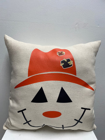 14"x14" Pumpkin scarecrow Pillow