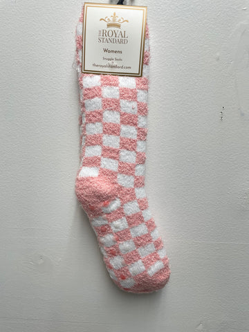 Royal Standard Checkerboard Snuggle Socks