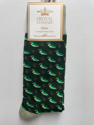 Mens Combed Cotton Duck Socks
