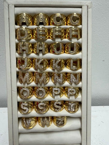 Gold Ring w/letter