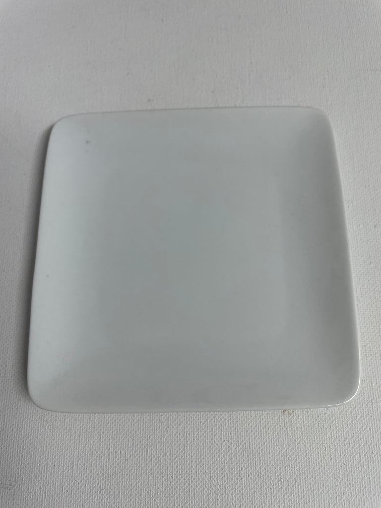 5"x5" White porcelain dish