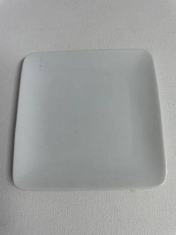 5"x5" White porcelain dish
