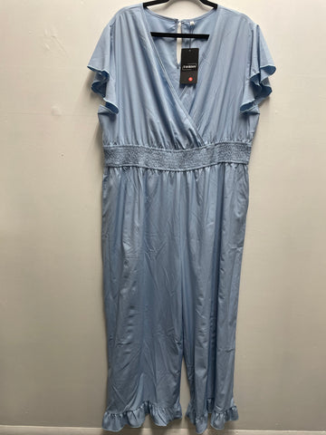 Light Blue 3X Jumpsuit