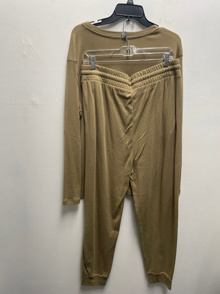 Zenana Cotton Jogger Set -Olive 
