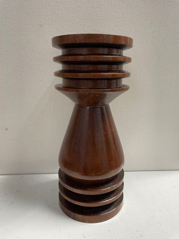 8"Tall Wooden Candle Holder OhhMy! Gifts and Things, LLC