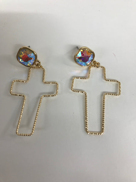 Cross Earrings-