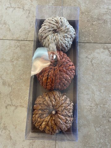 Pumkin Home Decor set of 3