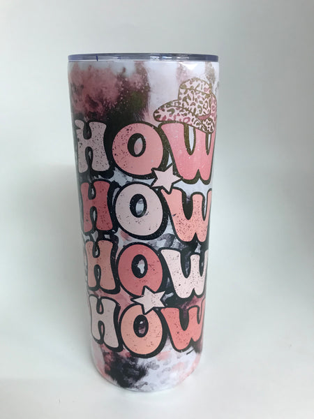 20 Oz. Tumblers-Howdy/cowprint