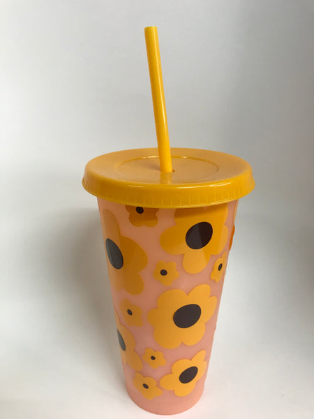 16 oz. Plastic Tumblers-Yellow