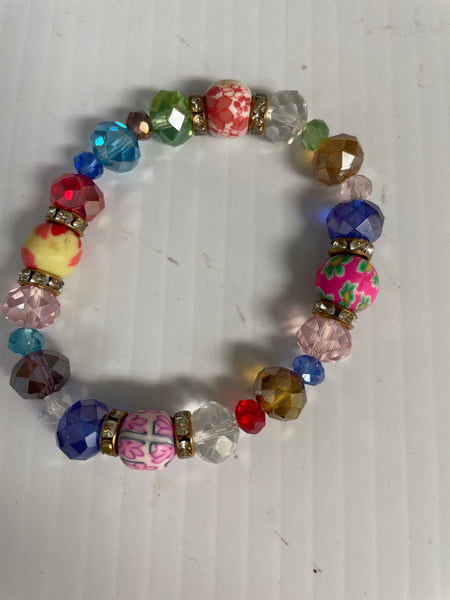Multi Color Beaded Bracelets Shirley Ollison-flower