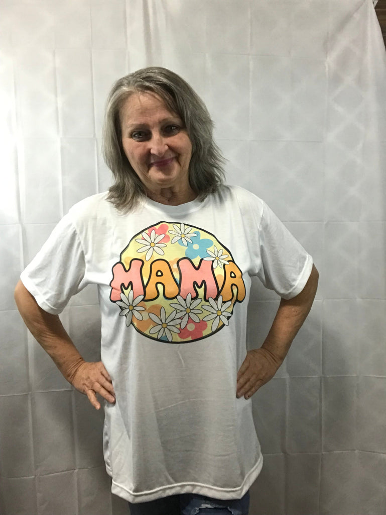 T-Shirt "MaMa"-White