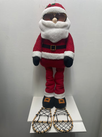 30"x12" Santa on skies Decor