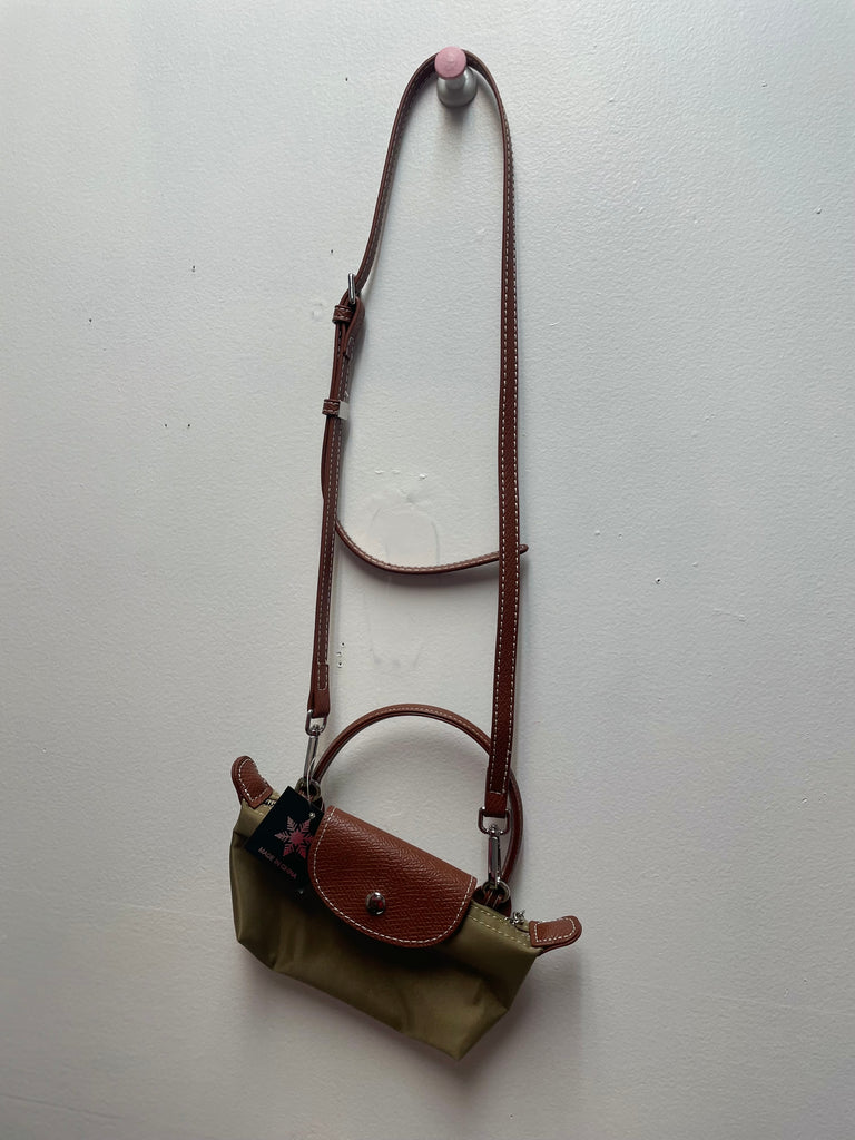 7"x5" Mini Olive Nylon Bag w/strap