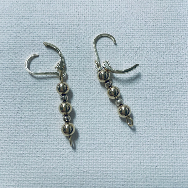 Gold Filled Dangle Earrings - Elegant Drop Earrings for Women Amanda Queen