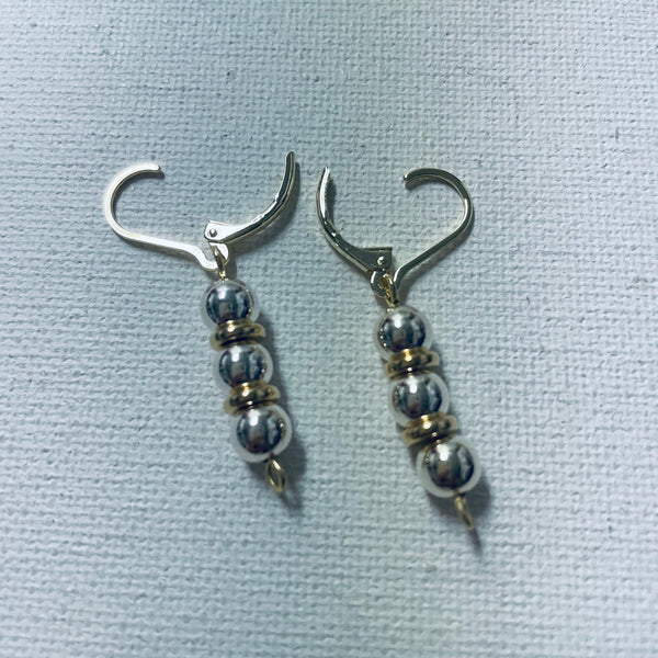 Gold Filled Dangle Earrings - Elegant Drop Earrings for Women Amanda Queen
