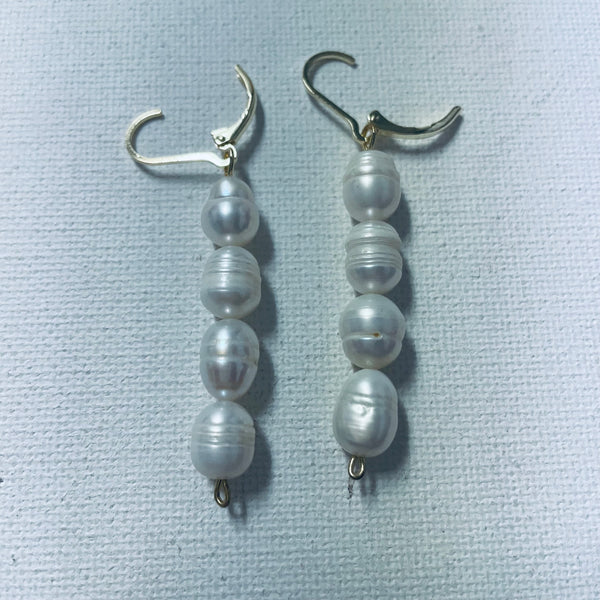 Gold Filled Fresh Water Pearl Earrings Amanda Queen