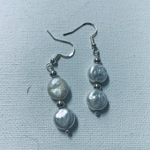 Gold Filled Fresh Water Pearl Earrings Amanda Queen