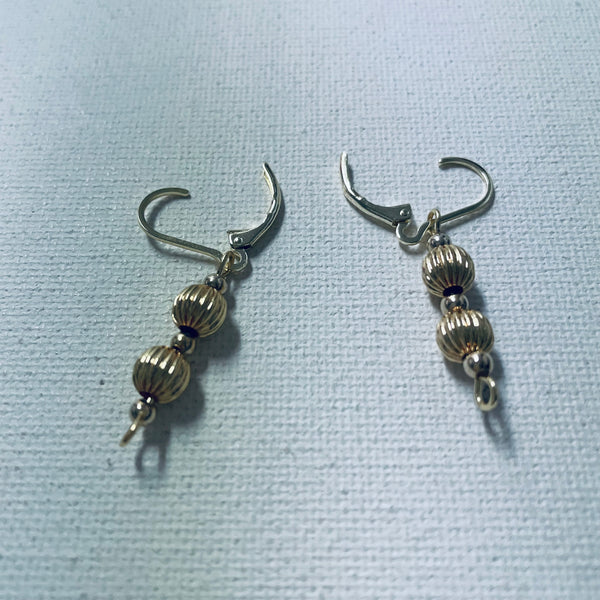 Gold Filled Fresh Water Pearl Earrings Amanda Queen