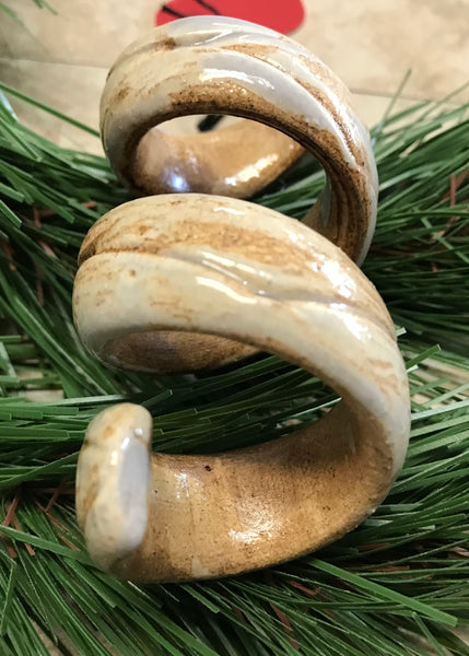 Spiral Ornament-Tan