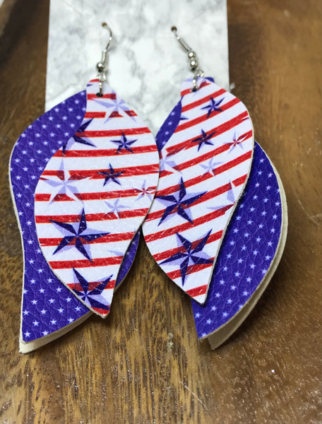 Red, White, and Blue Earrings