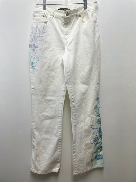 Ralph Lauren White Preloved Size 6 Jeans