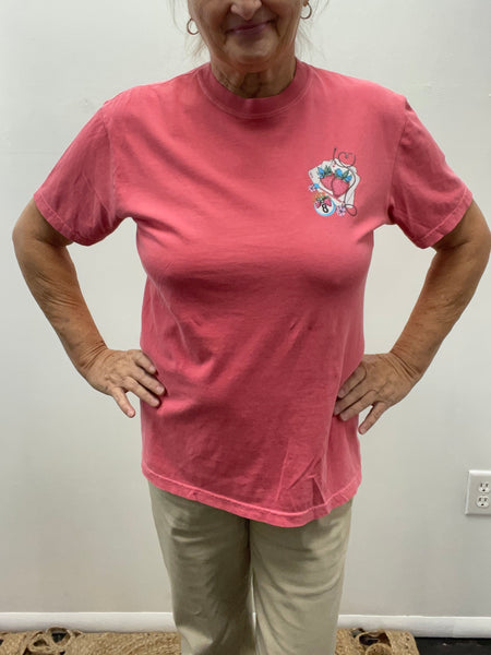 Comfort Color T-Shirts-watermelon Life is a Gamble 