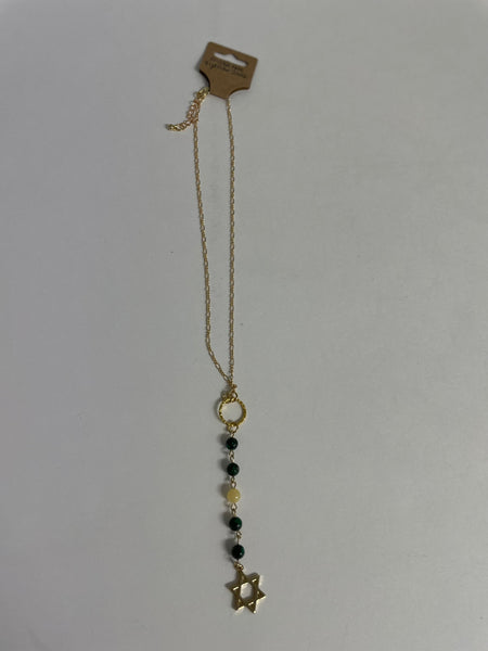Designer Necklaces Stephanie Lewis-gold small beads star of David