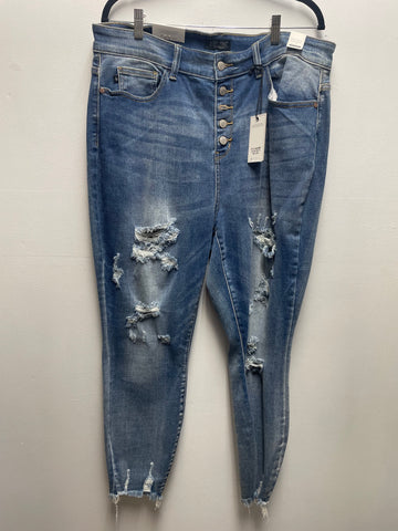 Judy Blue 20/W Button up High Waist Jeans Brittany Wilson