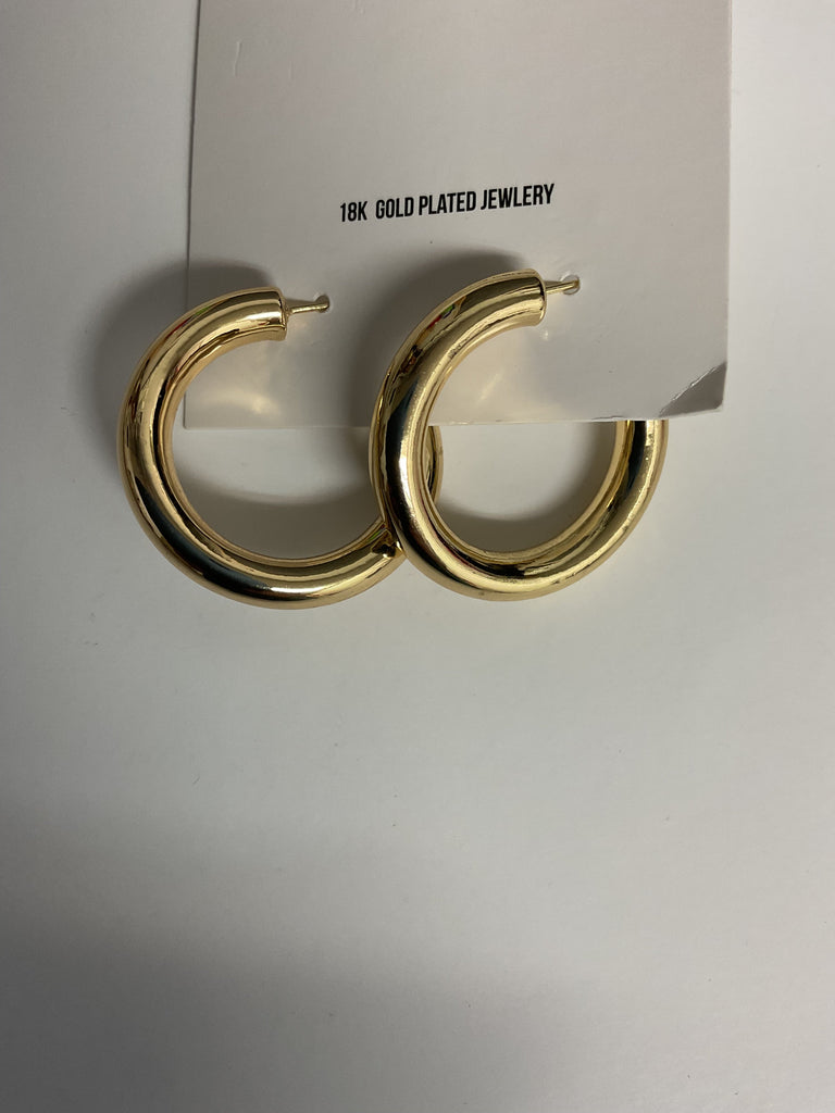 Simply Co. 18K Gold Plated Hoop Earrings Alisha Groo