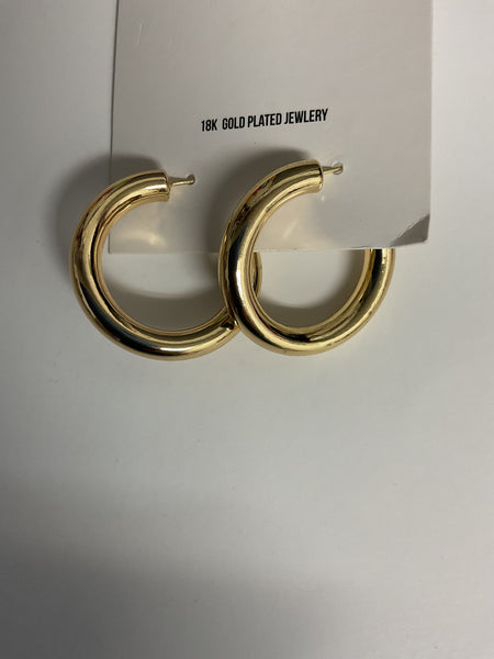 Simply Co. 18K Gold Plated Hoop Earrings Alisha Groo