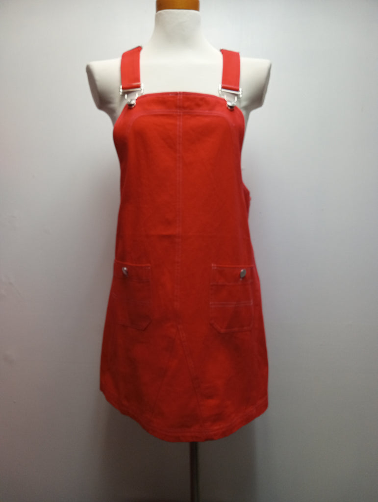 MITTOSHOP  Red Overall Dress