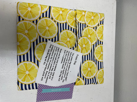 Handmade Potato Microwave Bag Jody Martin-lemon slices
