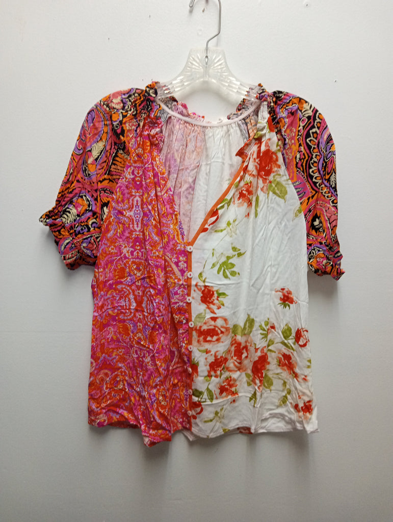 Multicolor Paisley/Floral V-Neck top OhhMy! Gifts and Things, LLC